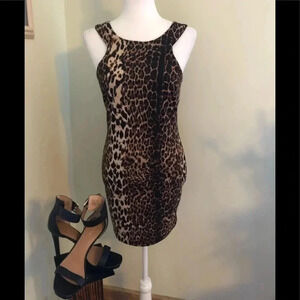 Leopard mini dress